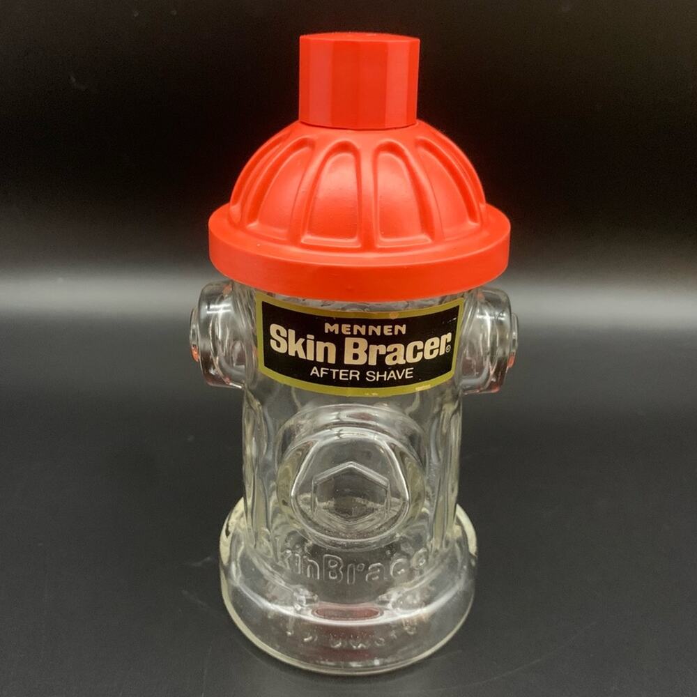 Vintage Mennen Fire Hydrant Bottle